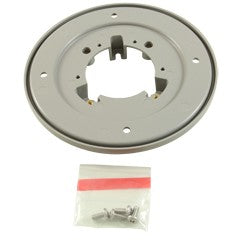 4" HP Bulkhead to 6" HP Cover Adapter Plate Kit, Round, Lt Gry : 4HPAPK103
