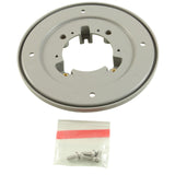 4" HP Bulkhead to 6" HP Cover Adapter Plate Kit, Round, Lt Gry : 4HPAPK103