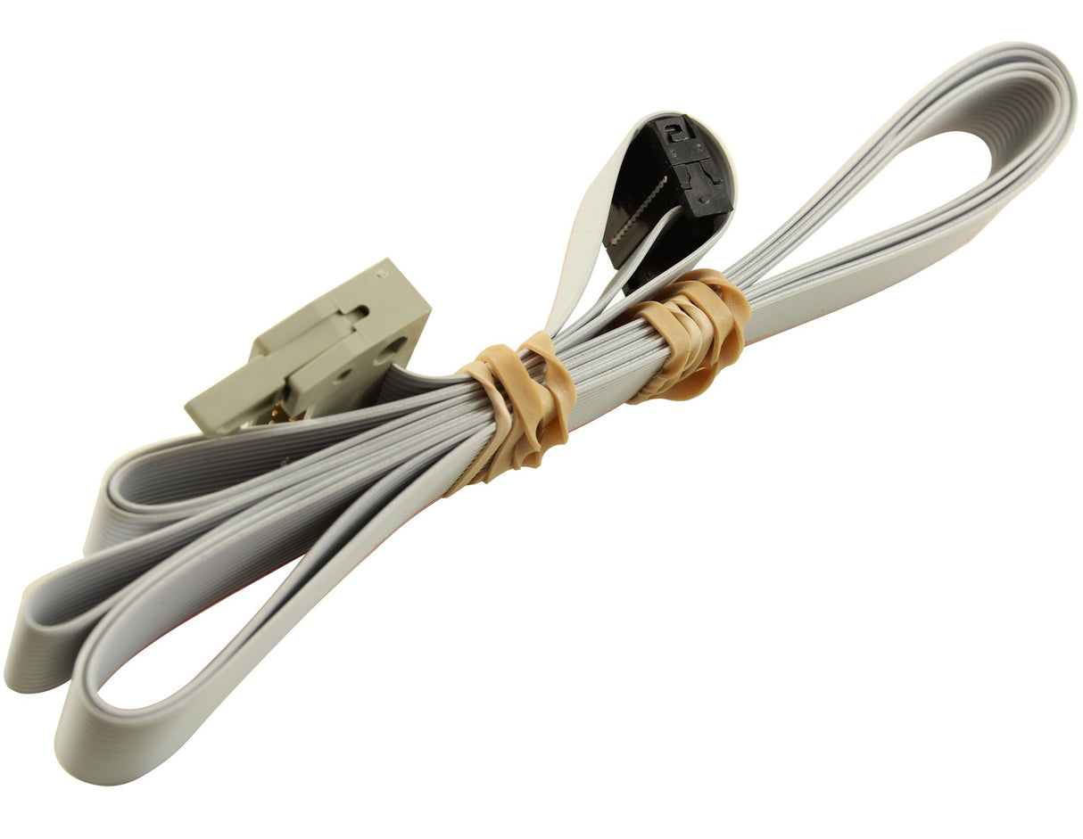 Topside Ext. Cable, ACC, 5ft, 14 Conductor Flat Ribbon, Gray : 11-XT14-5
