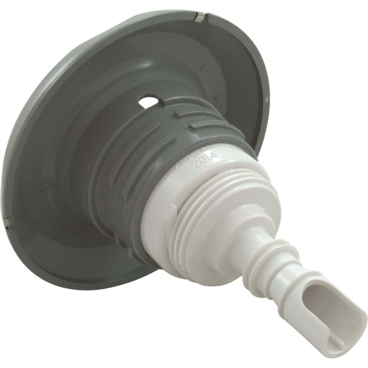 Jet Intl, WW Poly Storm, 4"fd, Twin Roto, Smth Scall, SS/Gry, Thd : 229-5537S