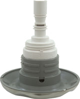 Jet Intl, WW Poly Storm, 4"fd, Twin Roto, Smth Scall, SS/Gry, Thd : 229-5537S