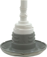 Jet Intl, WW Poly Storm, 4"fd, Twin Roto, Smth Scall, SS/Gry, Thd : 229-5537S