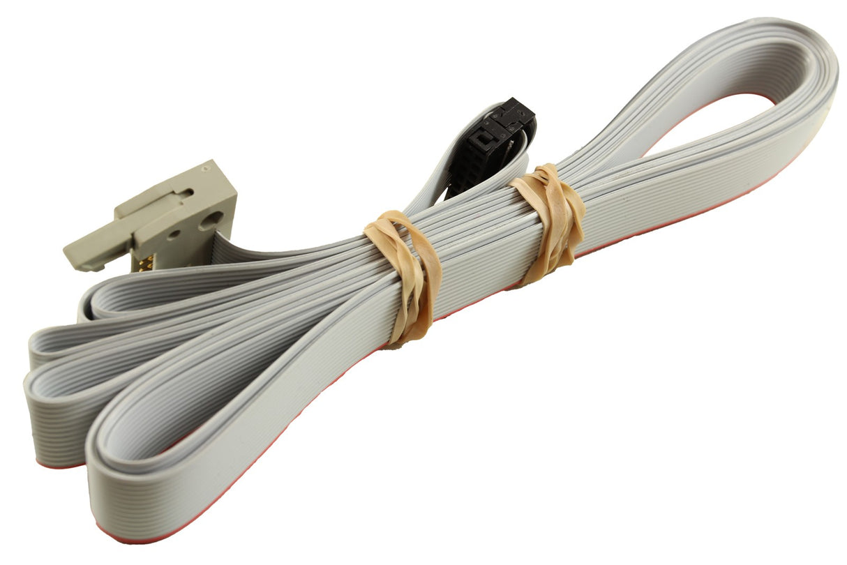 Topside Ext. Cable, ACC, 10ft, 14 Conductor Flat Ribbon, Gray : 11-XT14-10