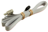 Topside Ext. Cable, ACC, 10ft, 14 Conductor Flat Ribbon, Gray : 11-XT14-10
