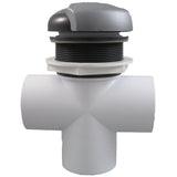 Diverter Vlv, CMP Top Mt, 2"s, 3-3/16"hs, Wave, Graph Gry/Slvr : 25048-707-200