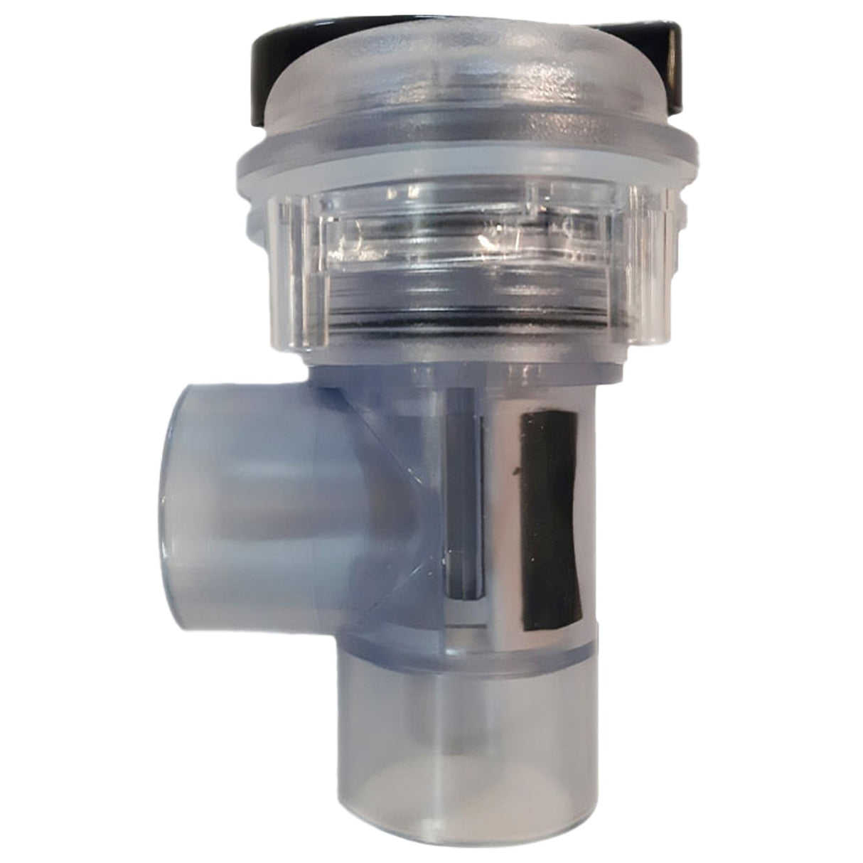 On/Off Valve, CMP Pro-Seal, 1"s, S-Handle, 2-1/16"hs, Clear/Blk : 25036-191-999