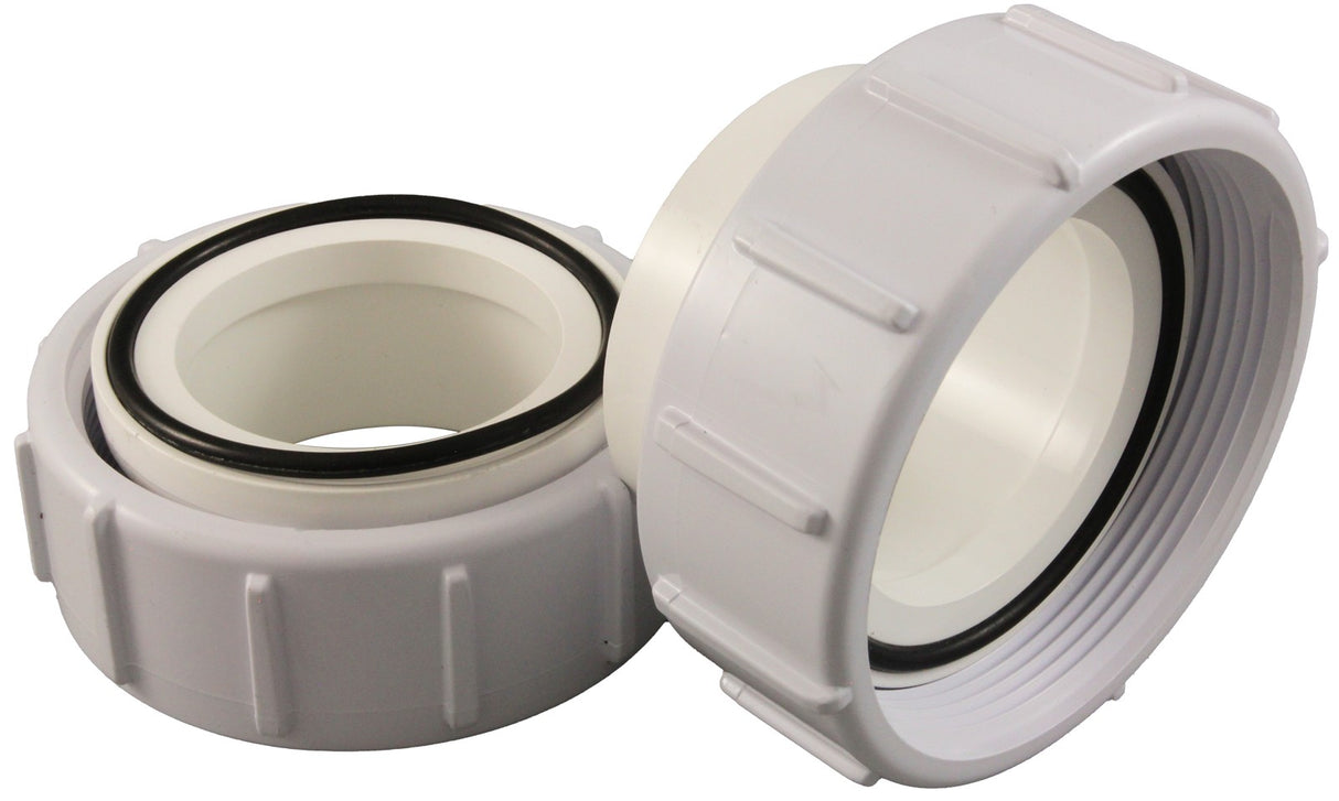 Half Union Pkg, Qty 2, Pentair Pumps/Filters, 2"S x 2"FBT : 42001-0402Z