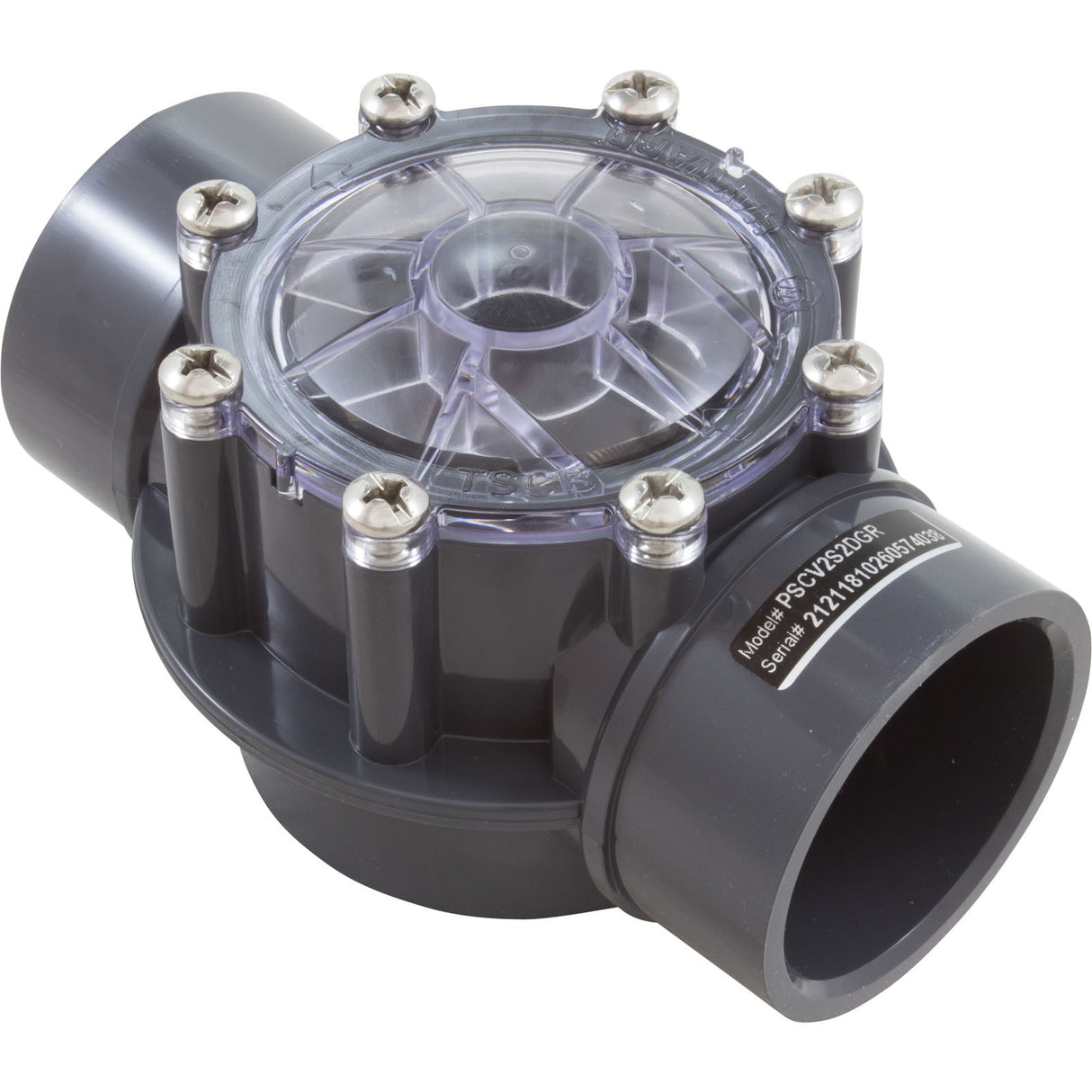 2.0" X 2.5" Pvc Check Valve : PSCV2S2DGR