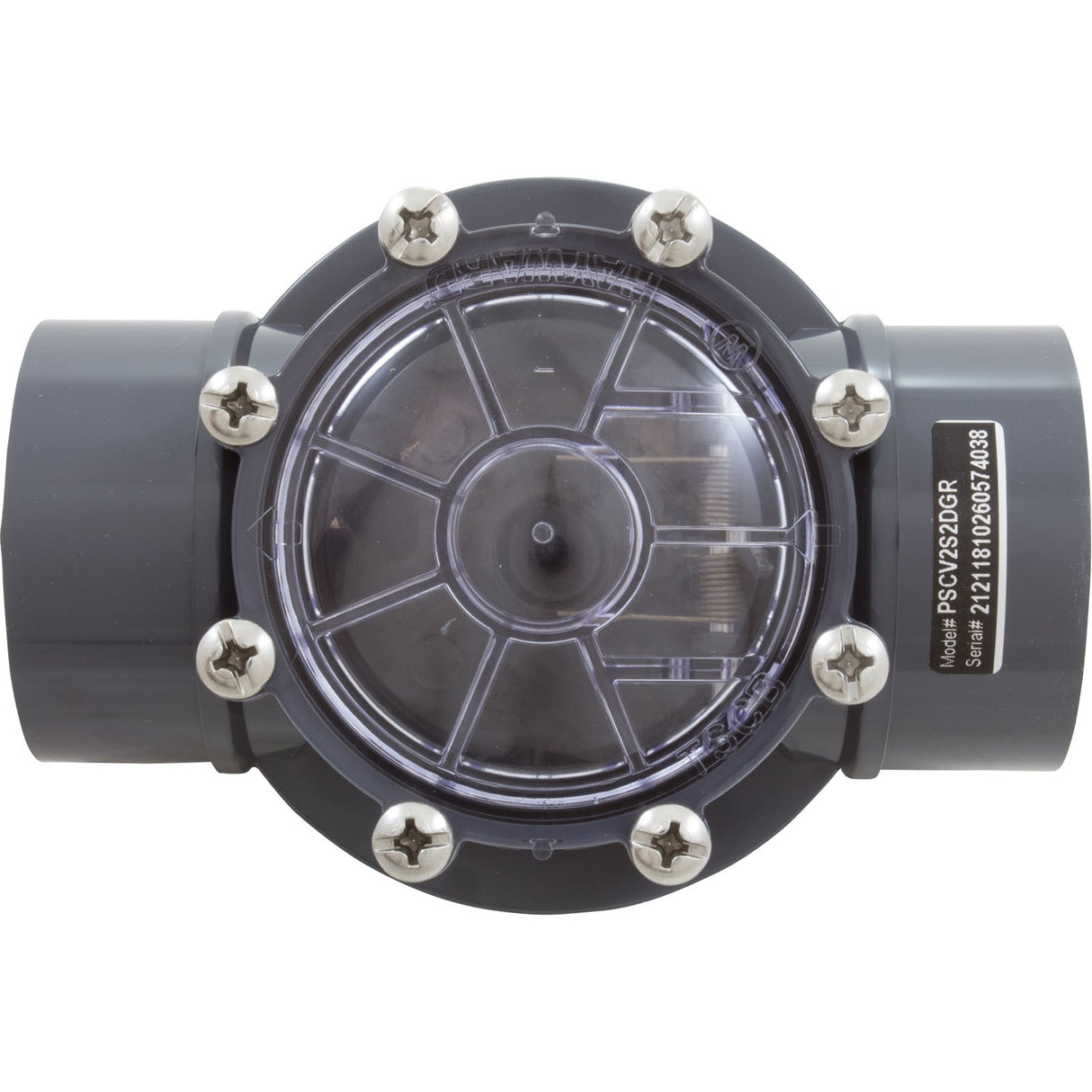 2.0" X 2.5" Pvc Check Valve : PSCV2S2DGR