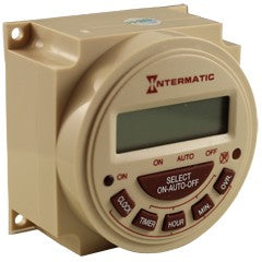 Timer, Intermatic Electronic Panel Mount, 24 Hr, 230V : PB314E