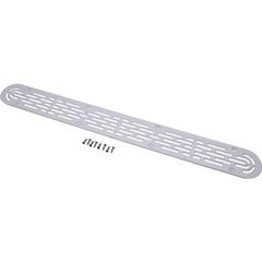 Channel Drain Cover Only, Aquastar, 32", White, w/Screw, VGB : 32CDFLNFK101