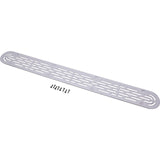 Channel Drain Cover Only, Aquastar, 32", White, w/Screw, VGB : 32CDFLNFK101