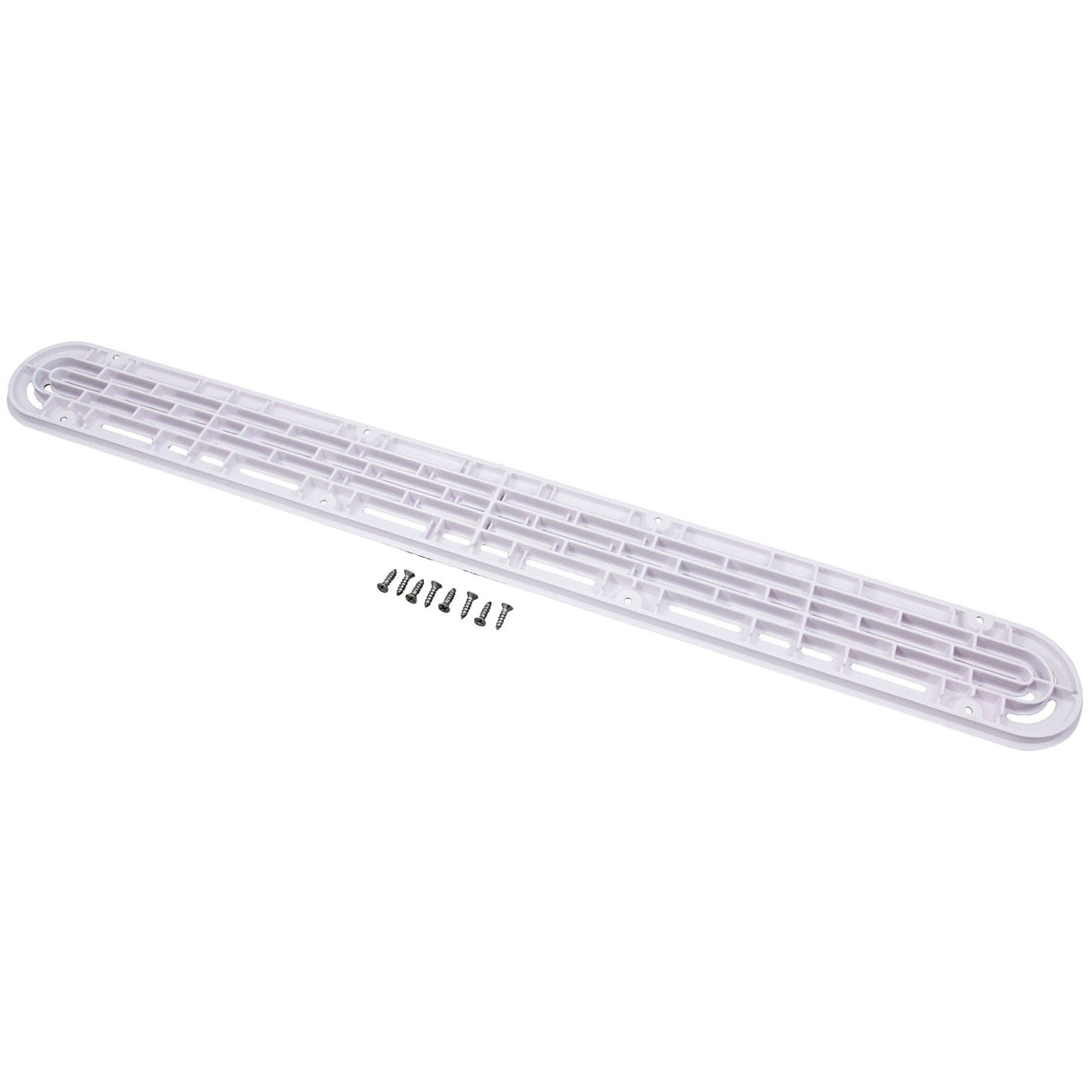 Channel Drain Cover Only, Aquastar, 32", White, w/Screw, VGB : 32CDFLNFK101