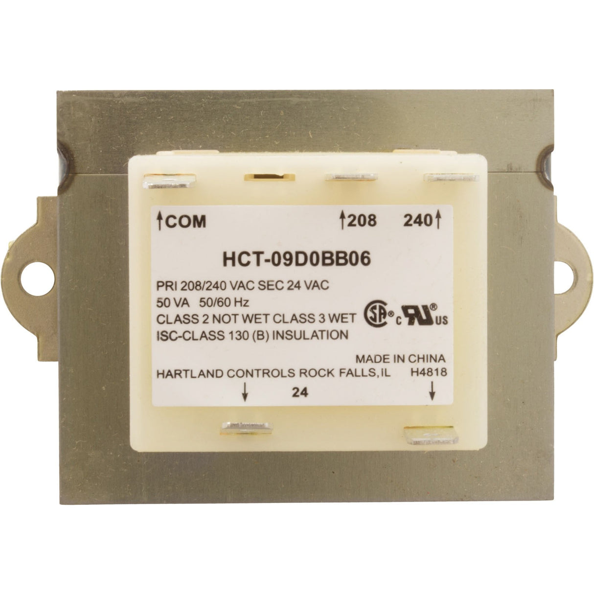 Transformer, Pentair Heat Pumps, 208/240v, 24vac, 50va : 473155Z