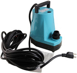 Pump, Submersible, Little Giant 5-MSP, 1/6hp, 115V, 25ft : 505712