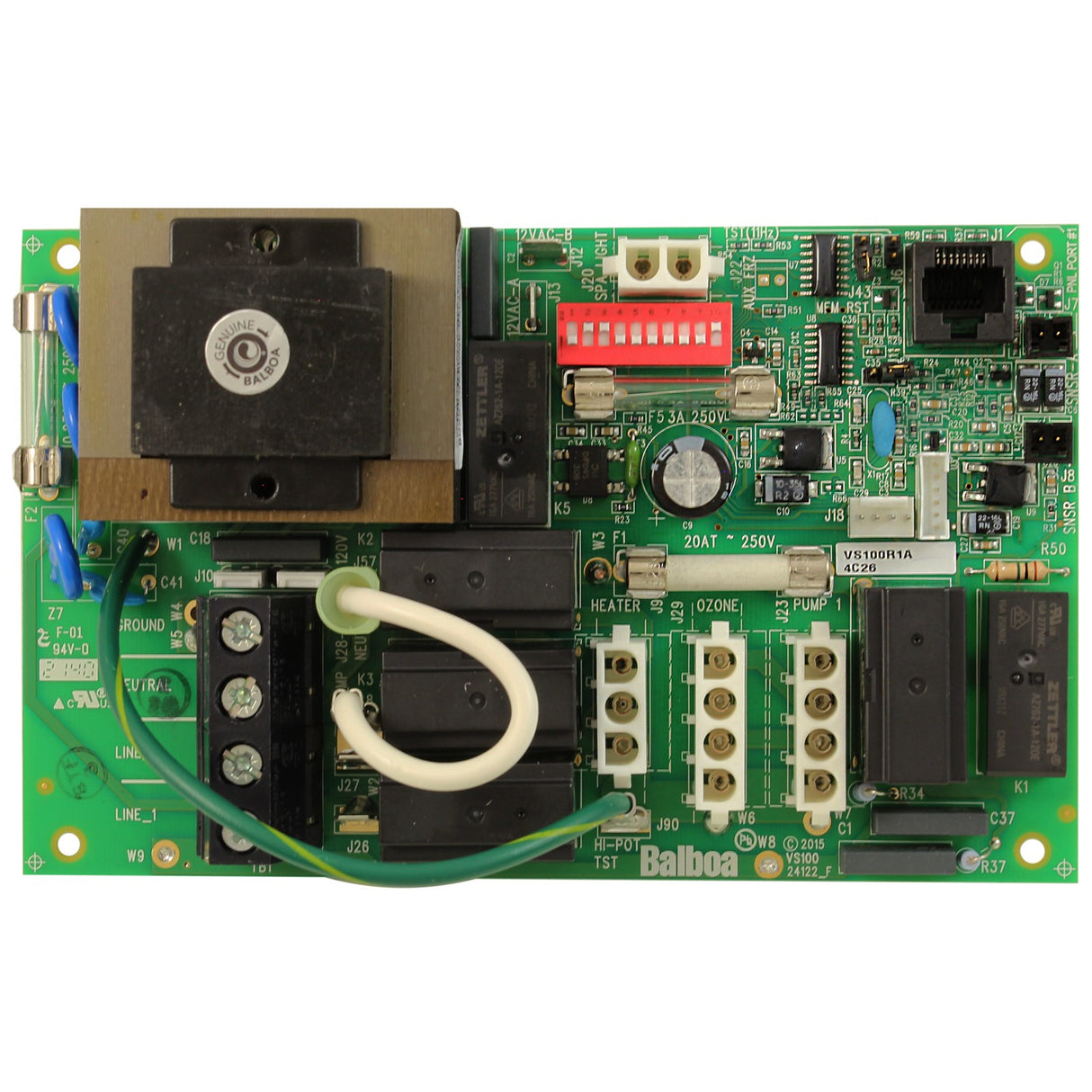 PCB Kit, Balboa VS100, w/ 4.0kW Heater Assembly : VS100PCBKIT
