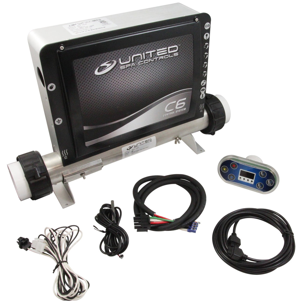 Control, United Spa Controls C5B, 4kW, w/T7S, Pressure Switch : CB117P