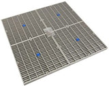 Drain Cover Only, Aquastar, Flat, 24" Square (4x12) , Lt Gry, VGB : 24NF103