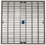 Drain Cover Only, Aquastar, Flat, 24" Square (4x12) , Lt Gry, VGB : 24NF103