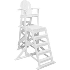 Lifeguard Chair, Tailwind , Front ladder, 64" Tall, White : TLG535w