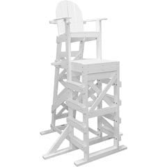 Lifeguard Chair, Tailwind , Side Step, 72" Tall, White : XTLG540w