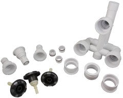 3 Jet Manifold Sys, Waterway, 9", a1-1/2"s x w2"sp, w/Intls : 210-3510G