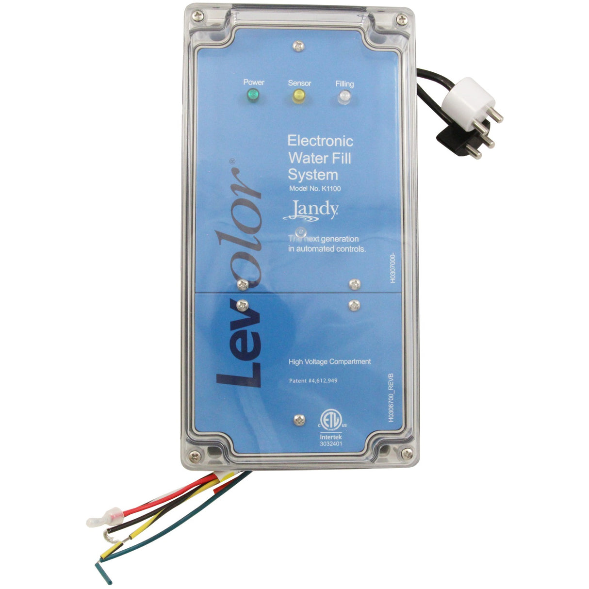 Auto Fill, Jandy Levolor K1100, Fill Only, 1", Dual Style, 100ft : K1100CKC