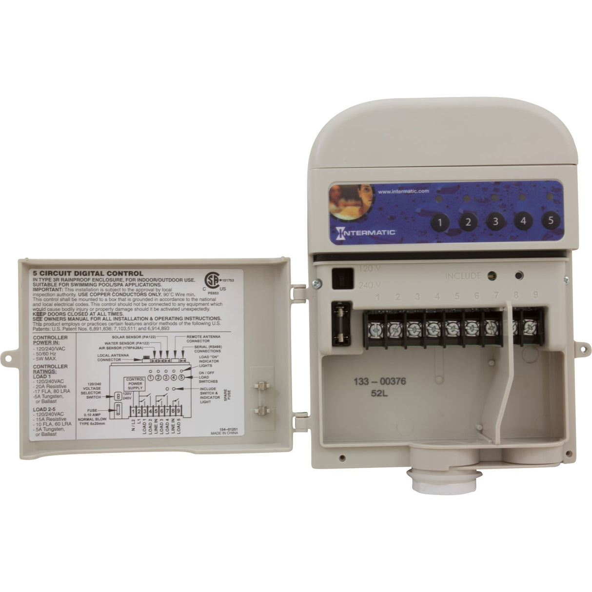 Wireless 5Circuit Pool/Spa/Variable Speed Receiver Multiwave : PE653