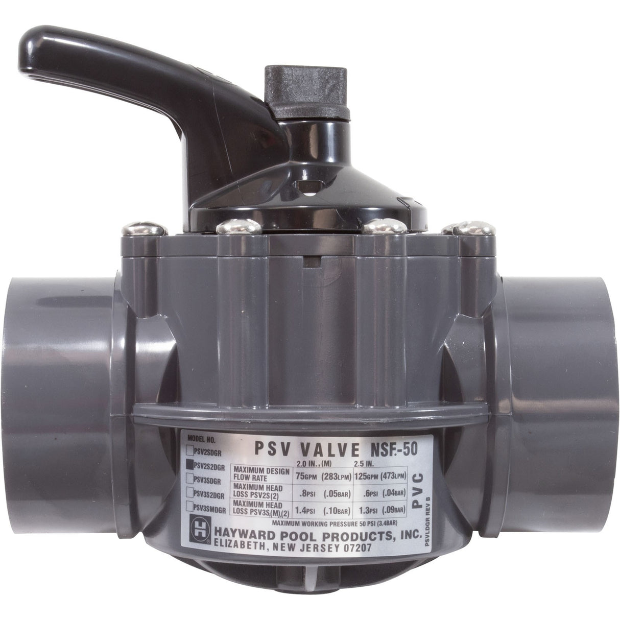 Pvc 2 Port 2-2.5 Diverter Valve : PSV2S2DGR