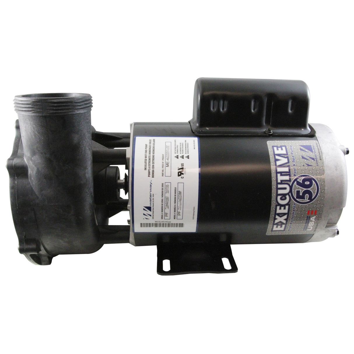 Pump, WW Executive, 3.0hp, 230V, 2-Spd, 56Fr, 2", 8ft Cord : ME-30226-20