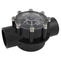 Check Valve, Jandy/Zodiac, 1 - 1/2" Slip/2" Spigot, 180 degree : 7235 - Jandy/Laars/Zodiac - 052337002967 - All Pool Parts