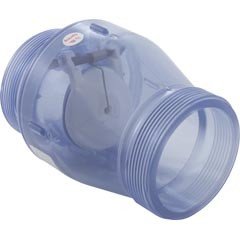 Check Valve, Magic, 2" ACME Fine Thd, 1/2lb, Clear : 0823 - 20RTC - Magic Plastics -  - All Pool Parts