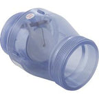 Check Valve, Magic, 2" ACME Fine Thd, 1/2lb, Clear : 0823 - 20RTC - Magic Plastics -  - All Pool Parts
