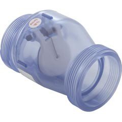 Check Valve, Magic, 1 - 1/2" ACME Fine Thd, 1/2lb, Clear : 0823 - 15RTC - Magic Plastics -  - All Pool Parts