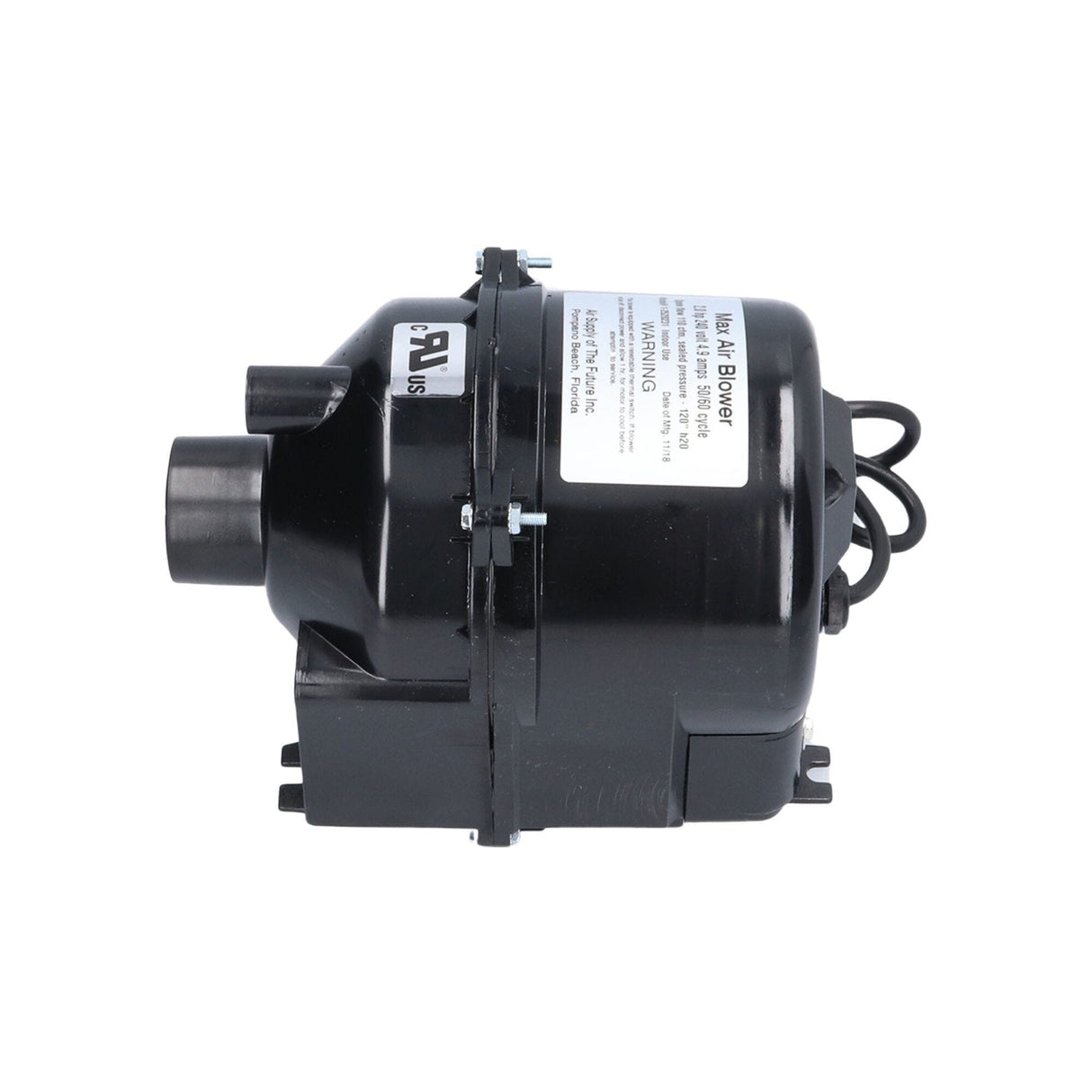 Blower, Air Supply Max Air, 2.0HP, 230V, 4.5A, Amp Cord : 2518220-A