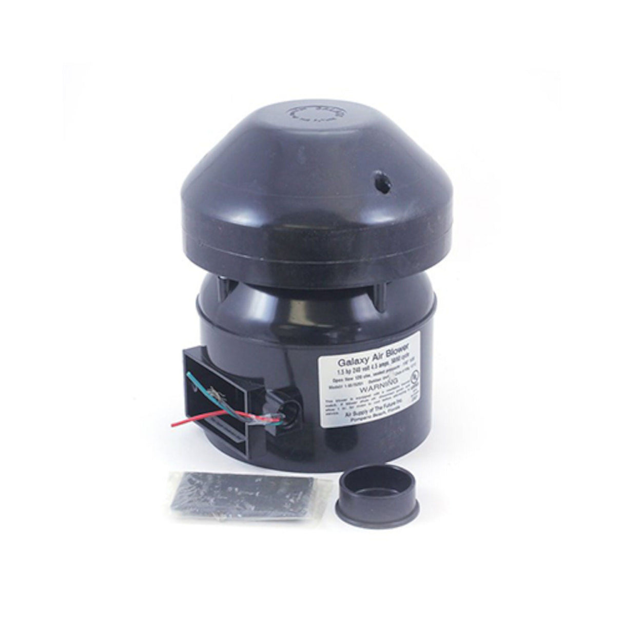 Blower, Outdoor, Air Supply Galaxy Supreme, 1.5HP, 230V, 4.5A, J-Box, Bottom Outlet onlt. : GAL1520