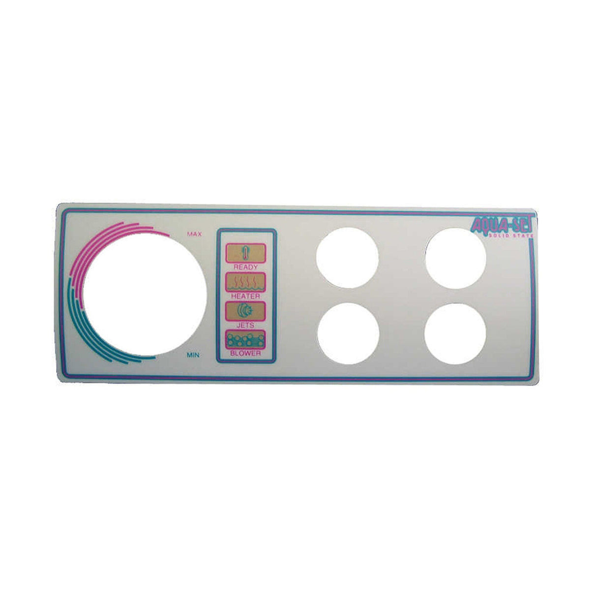 Overlay, Spaside, Len-Gordon Aquaset, 4-Button, No Display, For 930850-516 & 930750-516 : 930244-401