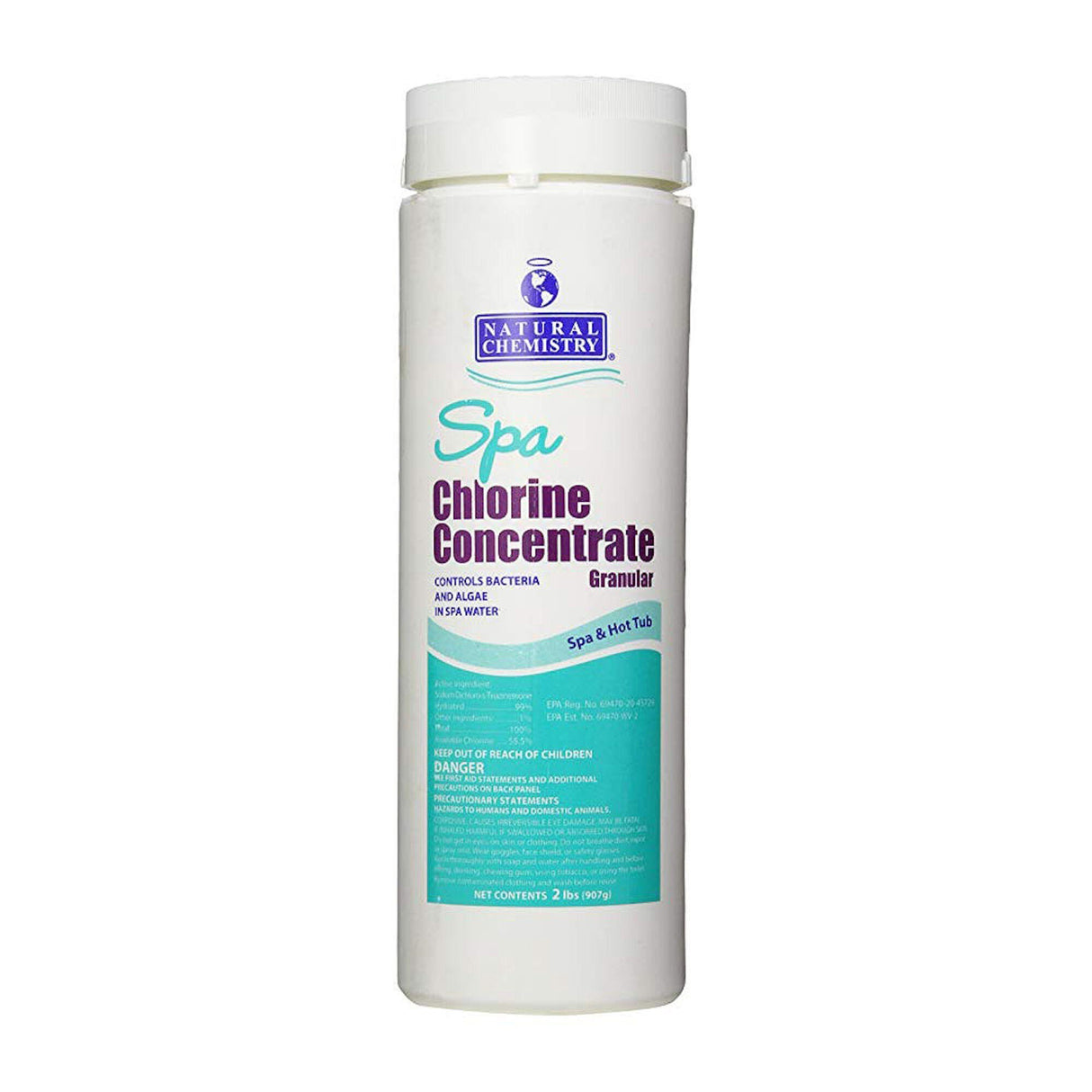 Water Care, Natural Chemistry, Chlorine, Concentrate, 2.05lb Bottle : 04111
