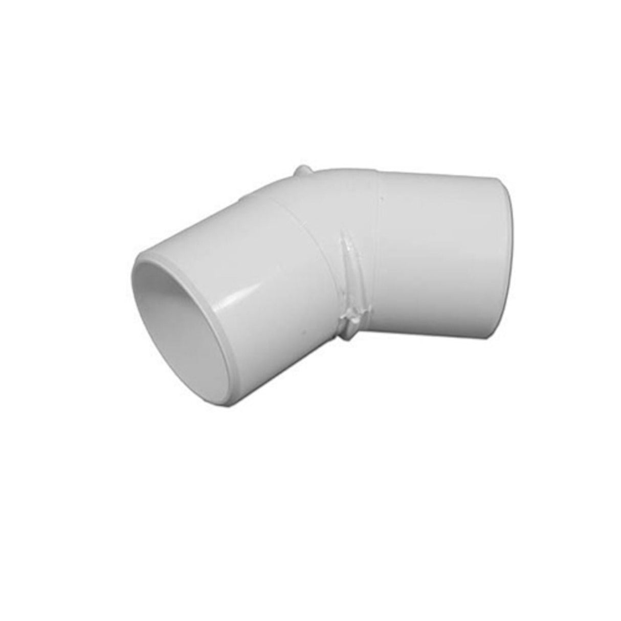 Fitting, PVC, Ell, 45°, Double Street, 2"Spg x 2"Spg : 411-2200