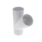 Fitting, PVC, Special Wye, 22.5°, 1-1/2"S x 1"S x 1"S : 475-015