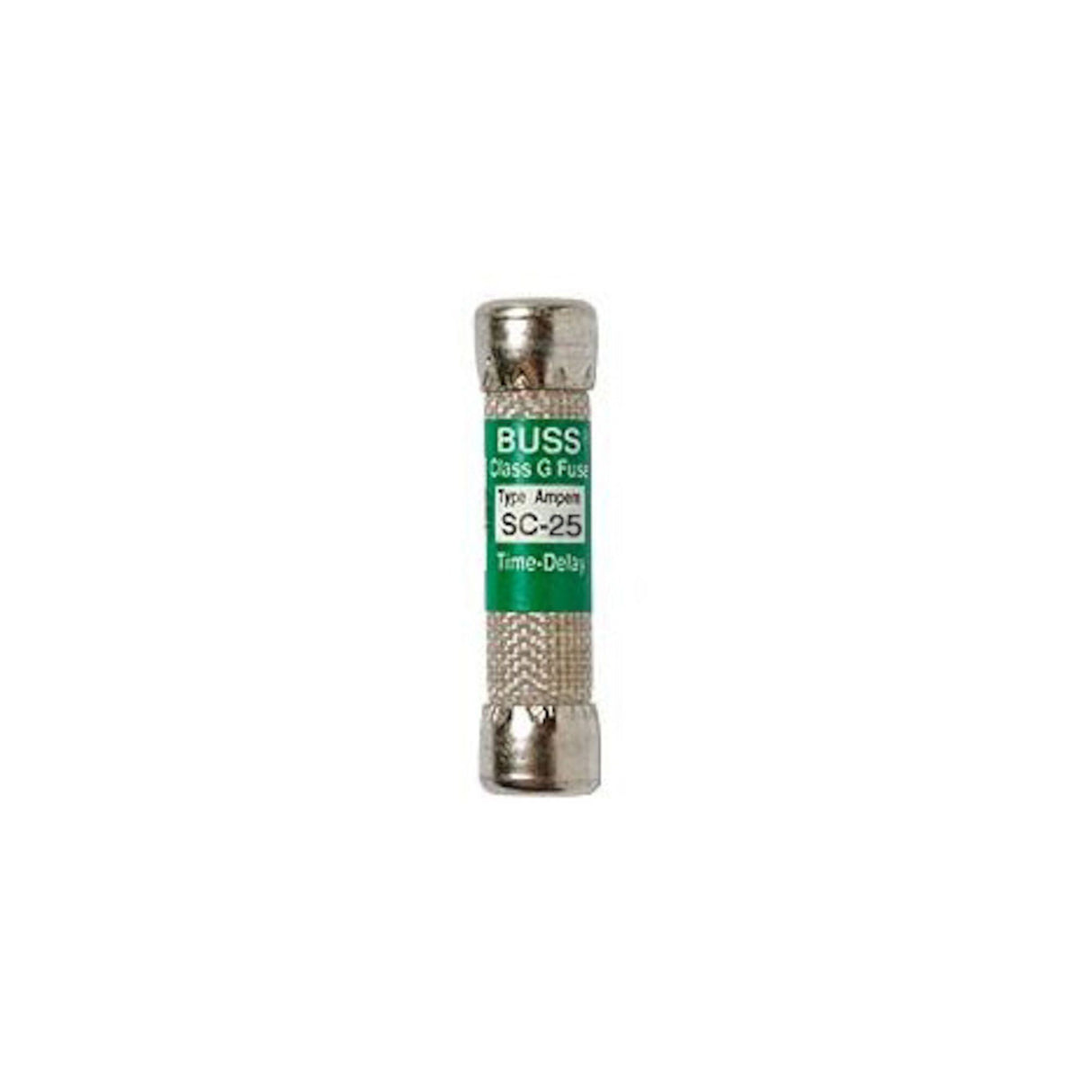 Fuse, 25 Amp, SC, Class G, Time Delay, 480Vac : SC-25