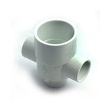 Fitting, PVC, Cross Tee, 1-1/2"S x 3/4"S x 3/4"S x 3/4"S : 413-1770
