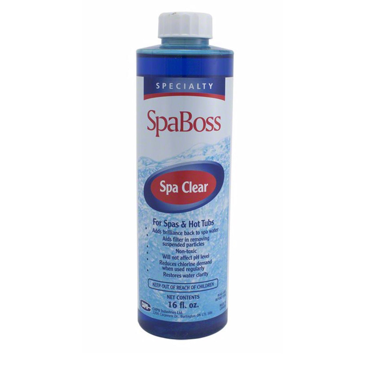 Water Care, Spa Boss, Spa Clear Concentrate, Blue Clarifier : 958330