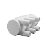 Manifold, PVC, Waterway, 2"S x Dead End x 6 3/4"RB Ports : 672-7180