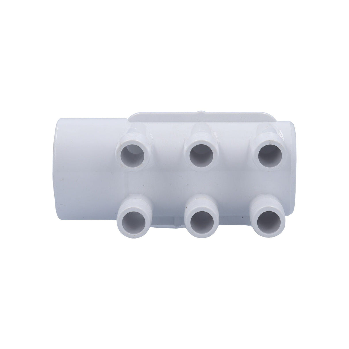 Manifold, PVC, Waterway, 2"S x Dead End x 6 3/4"RB Ports : 672-7180