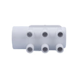 Manifold, PVC, Waterway, 2"S x Dead End x 6 3/4"RB Ports : 672-7180