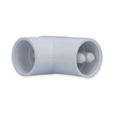 Thermowell, Waterway, PVC, 90° Ell, 1-1/2"S x 1-1/2"S, 2 T-Wells : 400-5540