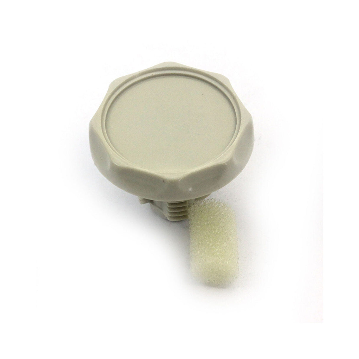 Knob, Air Control, HydroBath, 1", Scalloped, Bone : SA-4159-K