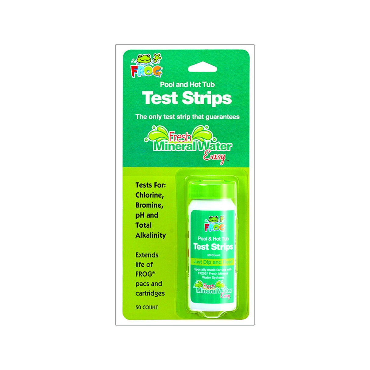 Water Testing, Spa Frog, Test Strips, Ph/Alk, 50 Per Bottle : 01-14-3312