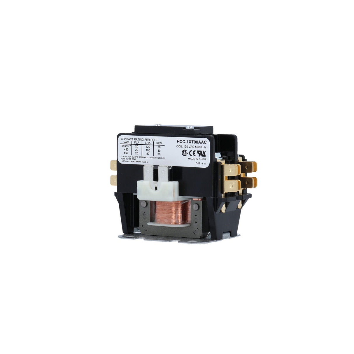 Contactor, SPST, 115VAC Coil, 25A : SPC-120